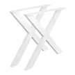 Asztalláb X-alakú 710x780mm Fehér Strong