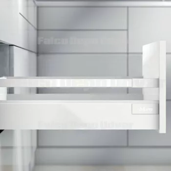   Blum Fiókrendszer ANTARO TBM Szett B-500-1-korlát 30kg Fehér