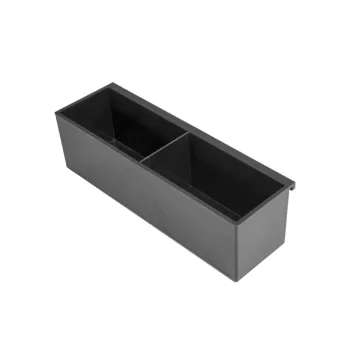   Konyhai fémrács PRATIKA 2 részes tároló 260x75x82mm Fekete