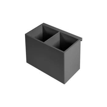   Konyhai fémrács PRATIKA 2 részes tároló 130x100x75mm Fekete