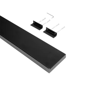   Konyhai fémrács HORIZON BIG falipolc akasztó nélkül 600x30x100mm Fekete