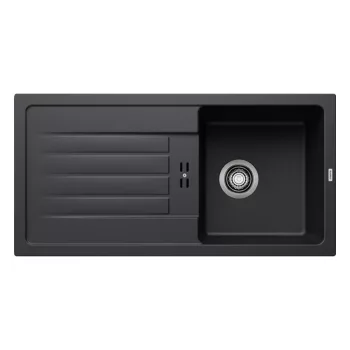   BLANCO FAVUM 45 S Silgranit Fekete mosogatótálca 860x435mm tartozék nélkül, excenter nélkül