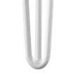 Asztalláb Drót 420mm Fehér fényes STRONG 4db/grn