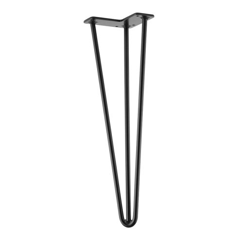 Asztalláb Drót 420mm Fekete STRONG 4db/grn