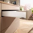 MerivoBox 470M5002S 91mm Selyemfehér 500mm mélységű káva Ipari
