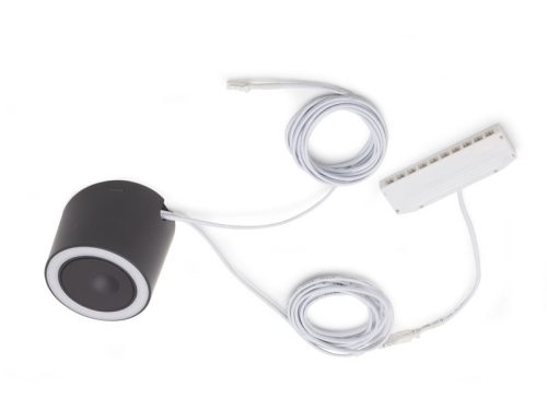 LED VILÁGÍTÁS UNIKA 4.5W 2700-4000K 24V DC D=75mm DIMMELHETŐ KAPCSOLÓVAL FEKETE