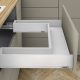 MerivoBox 48" Mosogató alatti, szifon kikerüléssel M 500/300mm Selyemfehér 40kg