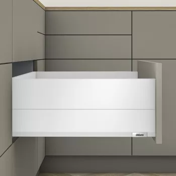   MerivoBox 36" E magasságú BOXCAP fém oldallal 500mm-es Selyemfehér 40kg