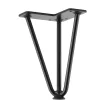Asztalláb Drót 175mm Fekete STRONG 4db/grn