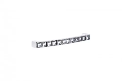 Bútorfogantyú Enza 128mm Króm-Swarovski
