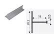 Sevroll - H-Profil H04/18 Ezüst Slimline 3fm