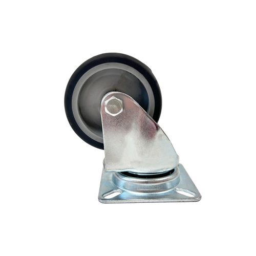 Ipari görgő 38-as sorozat 60mm Forgó, 60x60mm talp, 83mm magas, 60kg