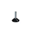Szintezőláb csavar M8 3DP Csuklós önbeálló, talp:30mm, szár: M8x27mm, mag:38mm, 400kg