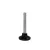 Szintezőláb csavar M8 3DP Fix, talp:30mm, szár: M8x48mm, mag:63mm, 250kg