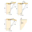 Gázteleszkóp felnyíló 245mm/60N StrongLifts fehér