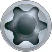 Rögzítő csavar "D" fejű 4x16mm T20 1000db/doboz cink fehér
