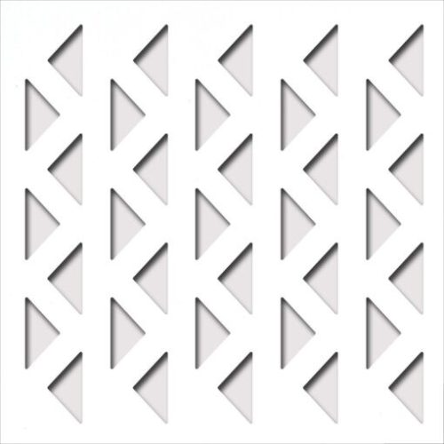 Laccato-Hdf Africa perforációval Krono 101 Fehér 1400x510x3mm