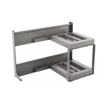   Fémrács FlyBox keret FLYBST452 Sarokszekrénybe 830x545x470mm Antracit