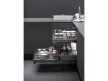 Fémrács FlyBox keret FLYBST452 Sarokszekrénybe 830x545x470mm Antracit