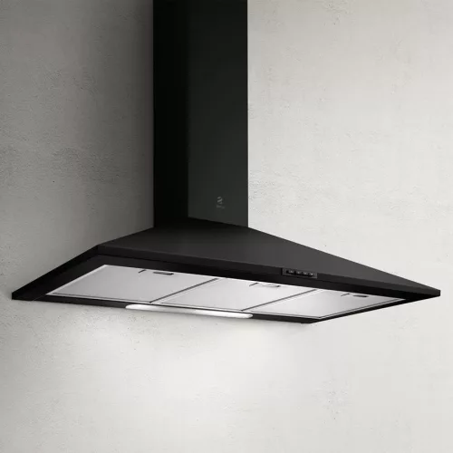 ELICA MISSY BL/A/60 fali páraelszívó, kürtős, 60 cm, matt fekete UTOLSÓ DB!