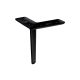 Bútorláb StrongLegs FS006, 150mm Matt fekete