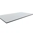 Munkalap I-1015 Alpesi fehér Compact matt 4200x697x12mm fekete mag