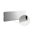 Lábazat előlap SCILM 150x4000mm Csiszolt alumínium