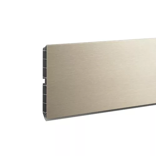 Lábazat előlap SCILM 120x4000mm Csiszolt acél / INOX