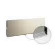 Lábazat előlap SCILM 120x4000mm Csiszolt acél / INOX