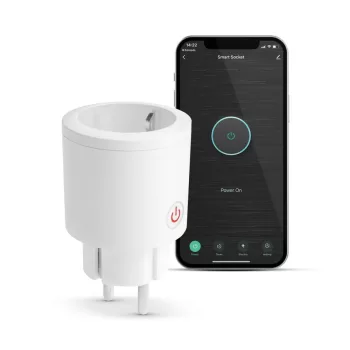   Konnektor dugalj Smart Wi-Fi-s fogyasztásmérővel időzítővel