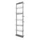StrongWire kamraszekrény 200mm/1560-1890mm+5kosár antracit, 70kg