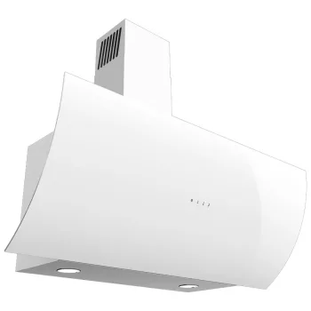   EVIDO CLIFF 90W vertikális páraelszívó,90cm, fehér üveg