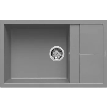 Elleci Unico 310 gránit mosogató M73 titanium 780x500mm