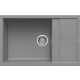 Elleci Unico 310 gránit mosogató M73 titanium 780x500mm