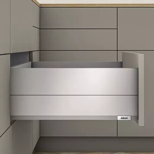 MerivoBox 36" E magasságú BOXCAP fém oldallal 500mm-es Szürke 40kg