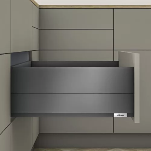 MerivoBox 36" E magasságú BOXCAP fém oldallal 400mm-es Orionszürke 40kg