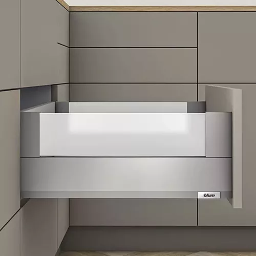 MerivoBox 32" E magasságú BOXCOVER Üveg oldallal 450mm-es Szürke 40kg