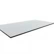 Munkalap I-1015 Alpesi Fehér Compact matt Konfekcionáltx697x12mm Fekete maggal