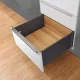 Fiókcsúszó FDS-PRO 18 D duplafalú fiókoldal 350mm Antracit 40kg Fém