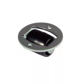   Asztalláb támasztó görgő, süllyesztett, kifordítható asztalokhoz, forgó vasalatokhoz 26x13mm
