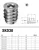 Tessauer csavar 4-es M4x10mm peremes SKD30 439412001