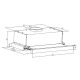 EVIDO SLIMBOX 60X teleszkópos páraelszívó, 60 cm, inox