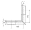 Spiral Lock Excenter szár sarok 2x70mm