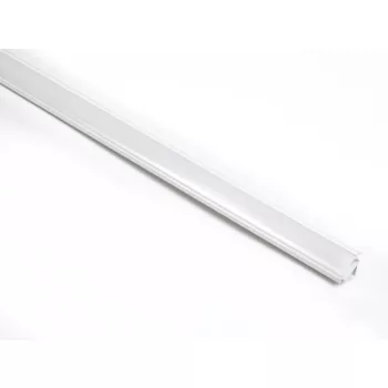 Led profil opál búrával 2000mm Sarok Fényes fehér