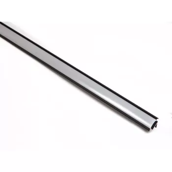 Led profil opál búrával 2000mm Sarok Matt fekete
