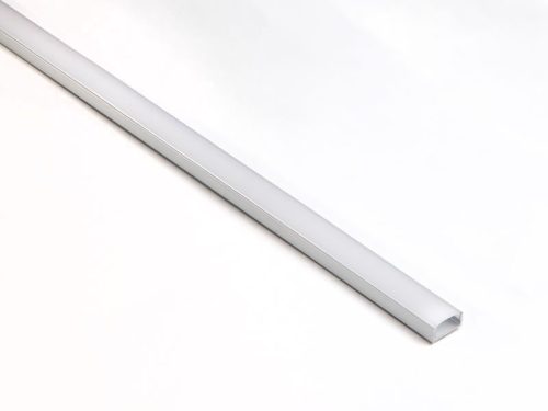 Led profil opál búrával 2000mm Csavarozható Alumínium