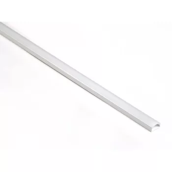   Led profil opál búrával 2000mm Csavarozható Fényes fehér