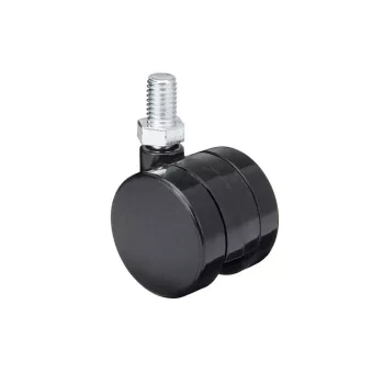 Bútorgörgő 40mm M10x15mm Menetes fekete StrongCastors