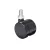 Bútorgörgő 40mm M10x15mm Menetes fekete StrongCastors