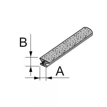   Sevroll - Tömítőkefe behúzós 4,8x4mm FEHÉR (Alfa, Cosmo, Focus, Kapa, Victoria, Tytan, Uni)